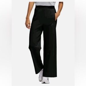 adidas Women's Black Wide-Leg Trousers